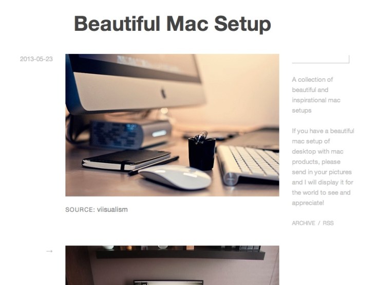 beautiful mac setup