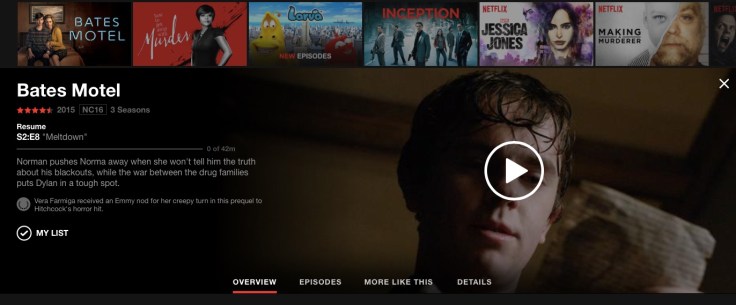 netflix ui